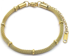 Ulvana Bracelet - Goud - Armband - Klavertje - Stainless Steel