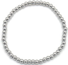 Nysara Bracelet - ZIlver - Armband - Elastisch - Stainless Steel