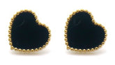 Adora Studs - Goud Zilver - Oorbellen - Hartjes - Stainless Steel