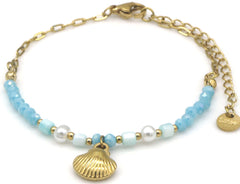 Selavine Bracelet - Goud - Armband - Steen - Stainless Steel