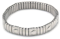 Amarise Bracelet - Zilver - Armband - Hart - Elastisch - Stainless Steel