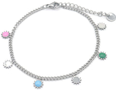 Solyn Bracelet - Zilver - Armband - Sun Charms - Stainless Steel