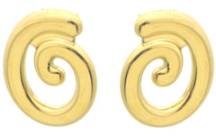 Spiranne Earrings - Goud - Oorbellen - Swirl - Stainless Steel