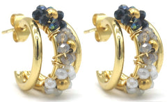 Irelia Earrings - Goud - Oorbellen - Bloem - Stainless Steel