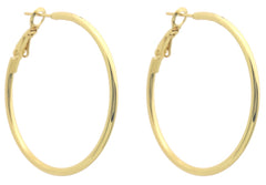 Elarie Earrings - Goud - Oorbellen - Creool - 40mm - Stainless Steel