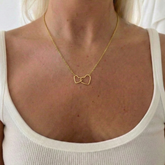 Elany Necklace - Goud - Ketting - Hart - Stainless Steel
