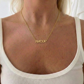 Amour Necklace - Goud - Ketting - Stainless Steel