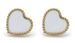 Adora Studs - Goud Zilver - Oorbellen - Hartjes - Stainless Steel