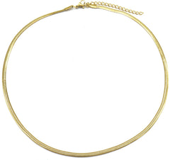 Thalía Necklace - Goud - Ketting - Schakel - 3mm - Stainless Steel
